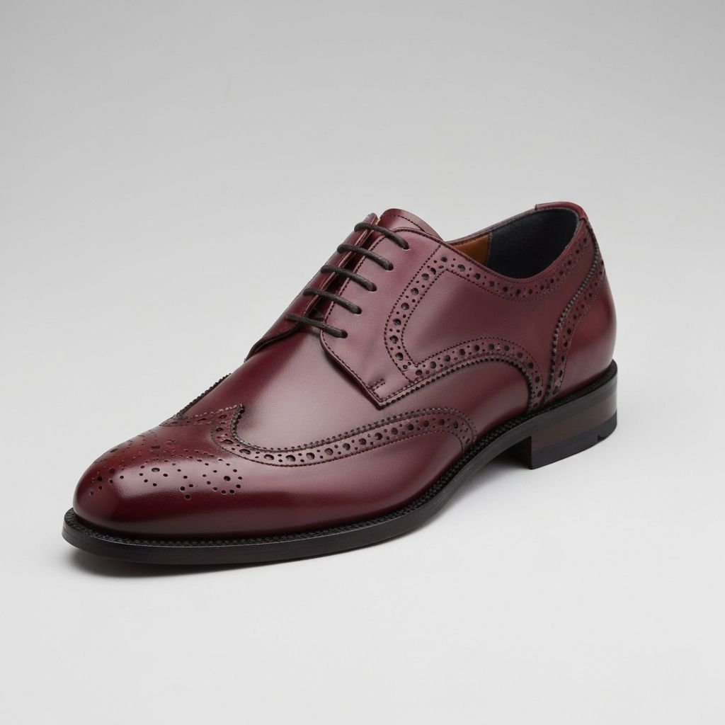 버건디 윙팁 브로그